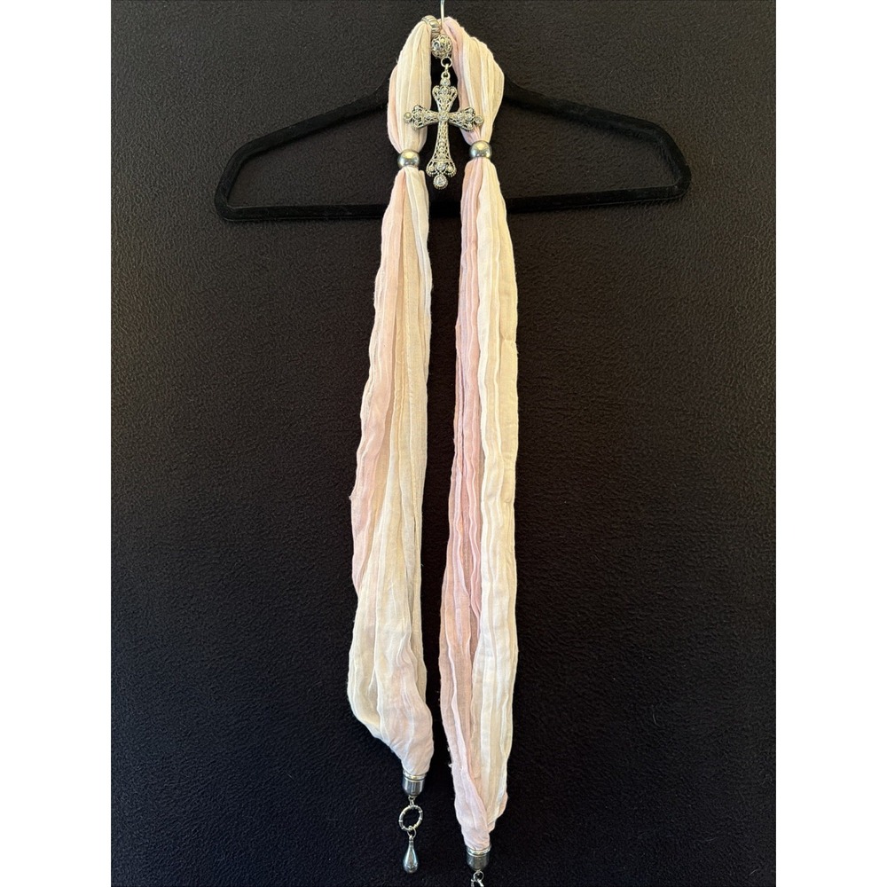 Scarf Shawl Skull Cross Pendant Necklace ! Gift Jewelry & Fashion Accessories